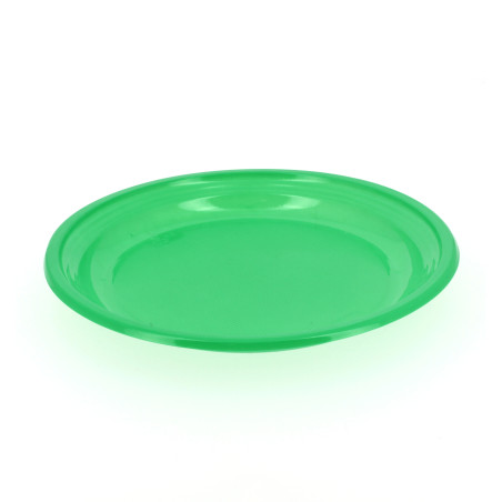 Plastic bord Plat groen 20,5 cm (960 stuks)