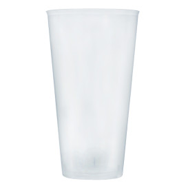 Plastic PP beker Cocktail transparant 470 ml 