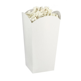 Dozen voor grote witte popcorn 45gr 6,5x8,5x15cm (25 stuks) 