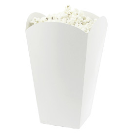 Dozen voor grote witte popcorn 90gr 7,8x10,5x18cm (350 stuks)