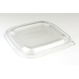 Plastic PET Deksel transparant voor Kom 17x17cm (300 stuks)