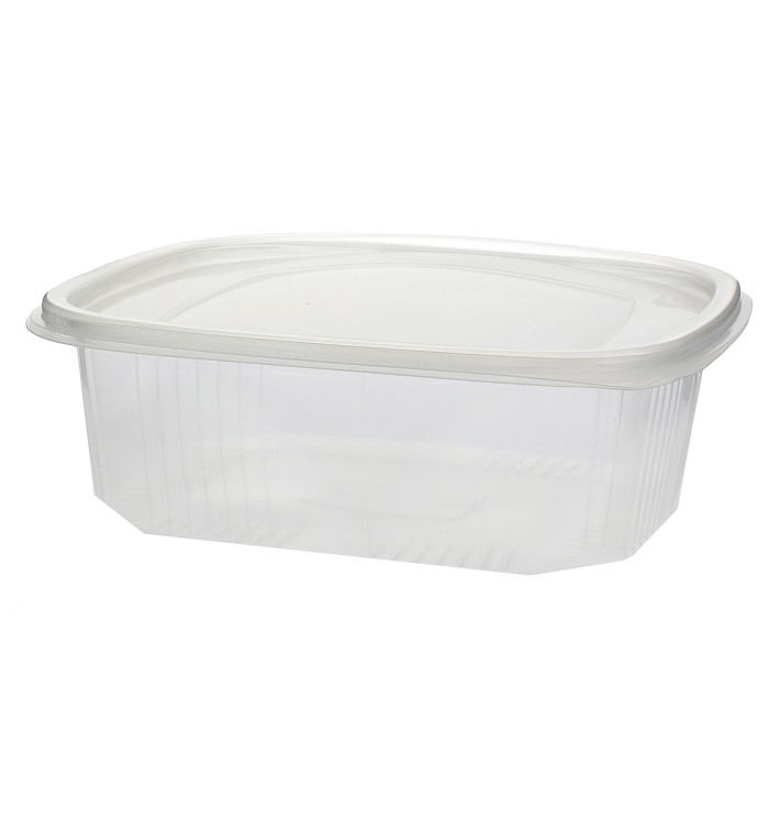 Plastic scharnierende Deli-Container microgolfbaar PP 500ml 