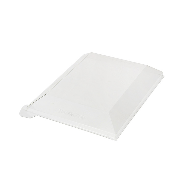 Plastic PET Deksel transparant 13x6,5cm 