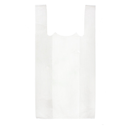 Plastic T-shirt tas wit 30x40cm (6000 stuks)