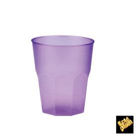 Plastic PP beker "Frost" lila 270ml (20 stuks) 