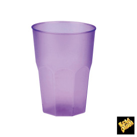 Plastic PP beker "Frost" lila 350ml (420 stuks)