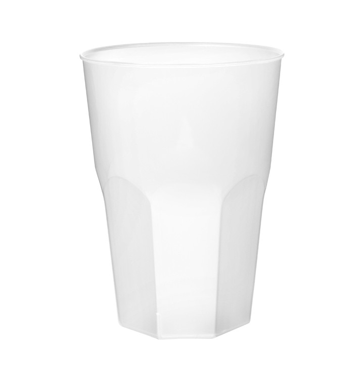 Plastic beker voor Cocktail PP transparant Ø8,4cm 350ml (20 stuks) 