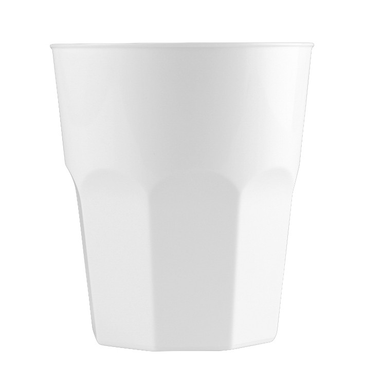 Plastic beker voor Cocktail PP wit Ø8,4cm 270ml (20 stuks) 