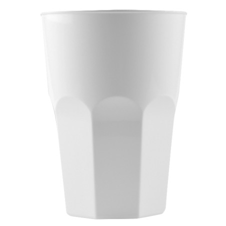 Herbruikbare Onbreekbare Beker PP Cocktail wit Ø8,4cm 420ml (20 stuks) 