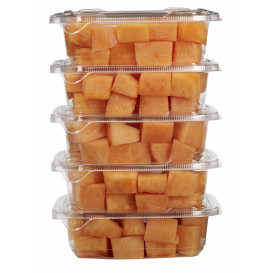 Plastic deli Container PET onverbrekelijk 750ml 18x14x5cm (65 stuks) 