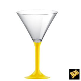 Plastic stamglas Cocktail geel 185ml 2P (20 stuks)