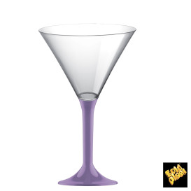 Plastic stamglas Cocktail lila 185ml 2P (20 stuks)