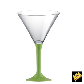 Plastic stamglas Cocktail limoengroen 185ml 2P (20 stuks)