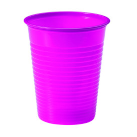 Plastic PS beker fuchsia 200ml Ø7cm (1500 stuks)