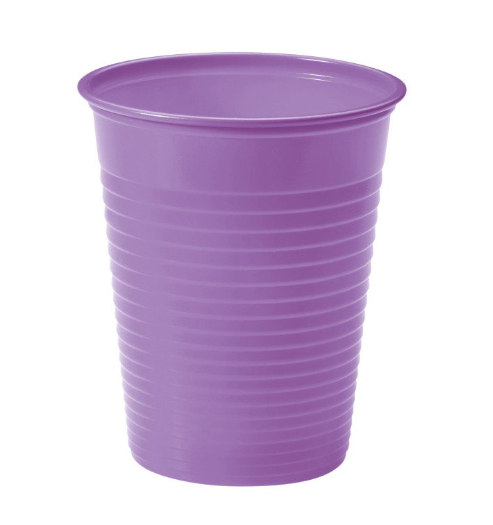 Plastic PS beker lila 200ml Ø7cm (1500 stuks)