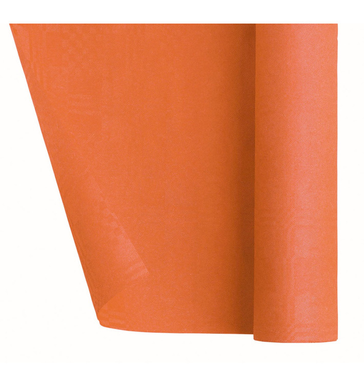 Papieren tafelkleed rol oranje 1,2x7m (25 stuks)