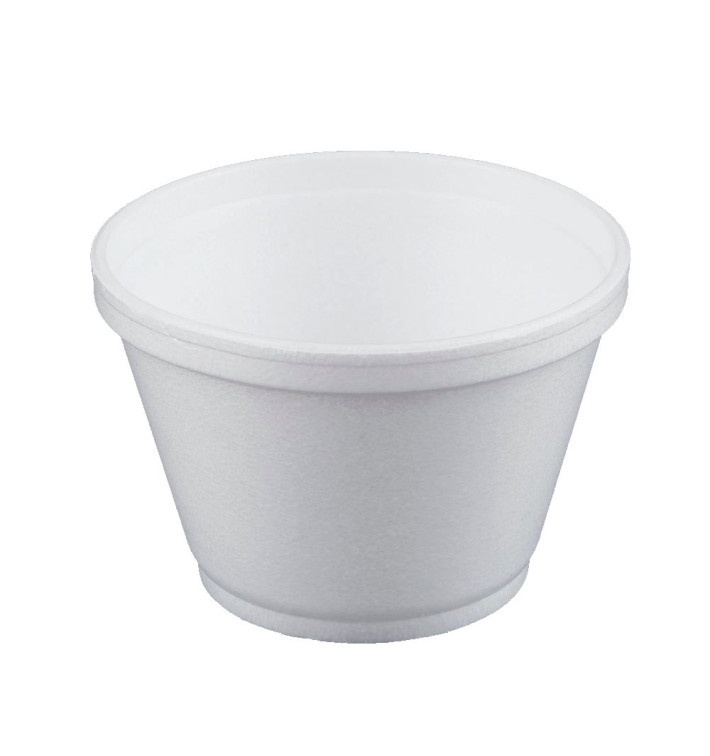 Schuim Container wit 6Oz/180ml Ø8,9cm (50 stuks) 