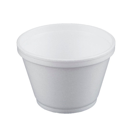 Schuim Container wit 6Oz/180ml Ø8,9cm (50 stuks) 