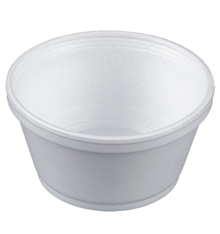 Schuim Container wit 8Oz/240ml Ø11cm (500 stuks)