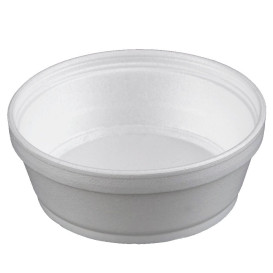 Schuim Container wit 8Oz/240ml Ø11,7cm (25 stuks) 