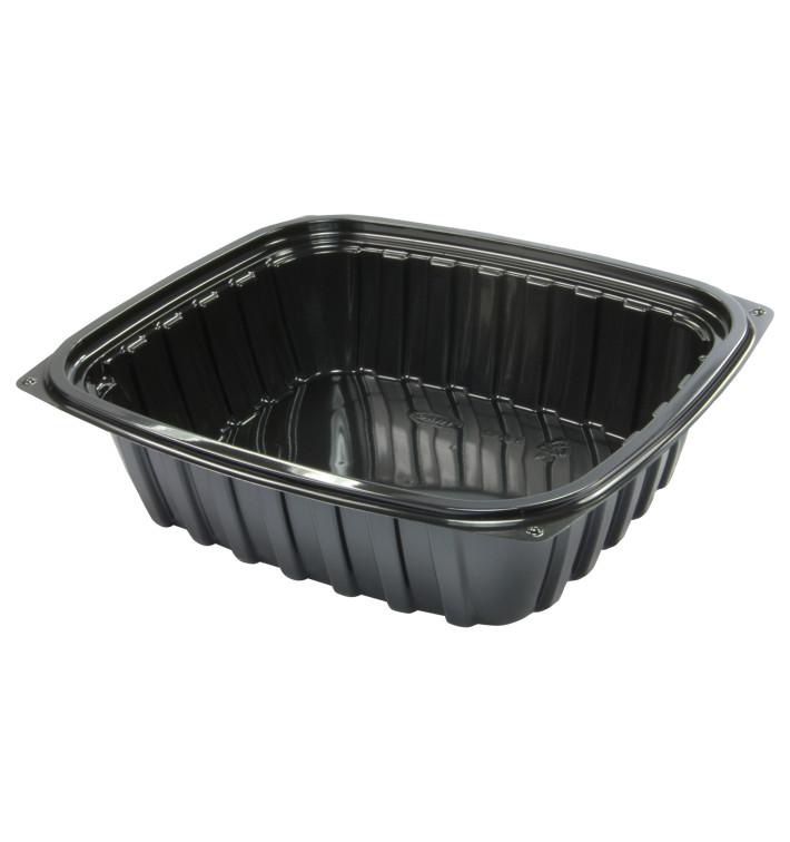 Plastic deli Container OPS "transparantPac" zwart 237ml (252 stuks)