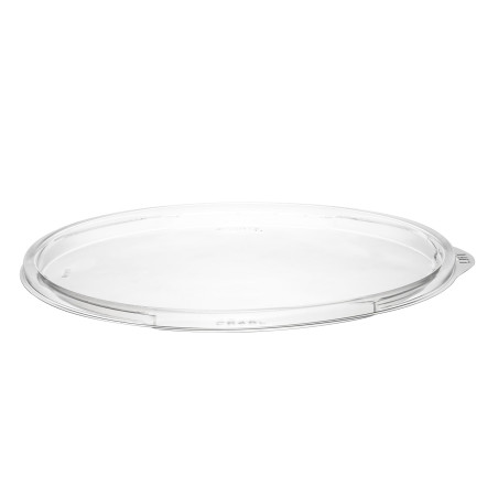 Plastic PET Deksel voor Saladekom Plat transparant Ø18,3cm (252 stuks)