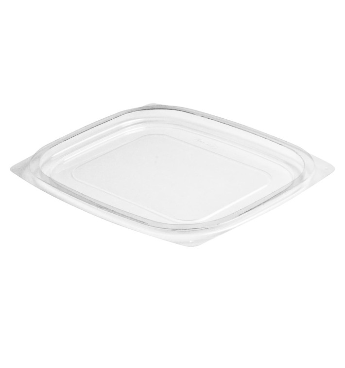 Plastic Deksel OPS voor Deli Container Plat transparant 237/355/473ml (63 stuks) 