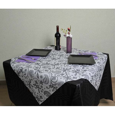 Novotex placemat "Cachemir" wit 120x120cm (150 stuks) 