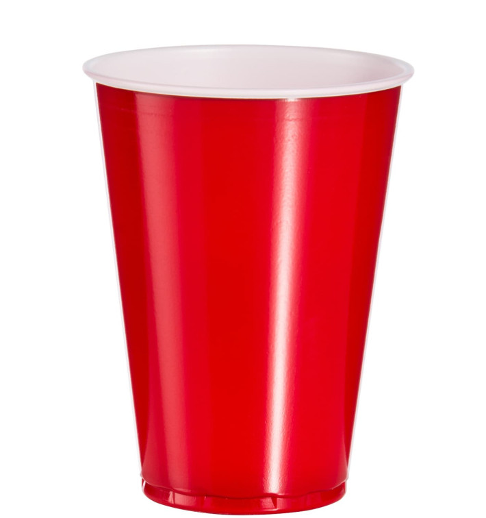 Plastic PS beker Amerikaanse Red Party Bekers 10 Oz/300ml (2500 stuks)