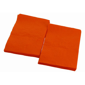Papieren servet "Miniservis" oranje 17x17cm (4800 stuks)