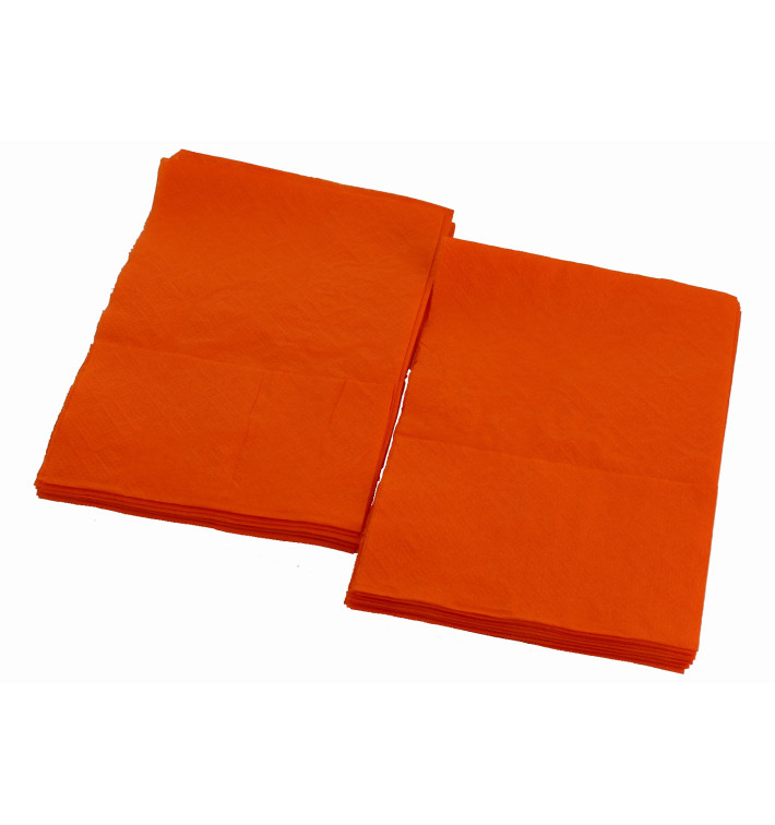 Papieren servet "Miniservis" oranje 17x17cm (4800 stuks)