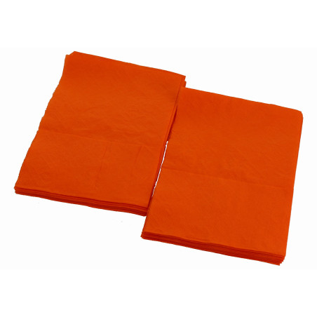 Papieren servet "Miniservis" oranje 17x17cm (4800 stuks)