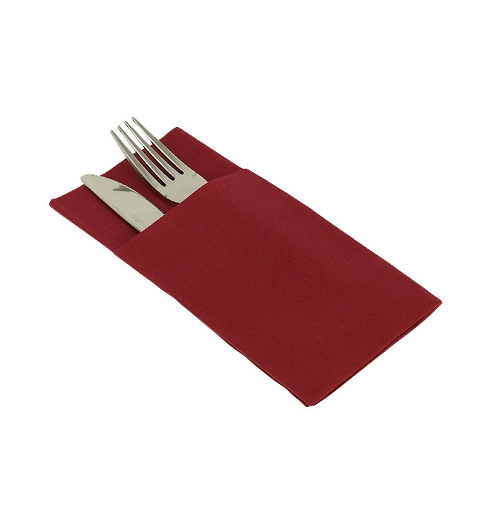 Zakvouw airlaid servetten "Kanguro" rood 40x40cm (30 stuks) 