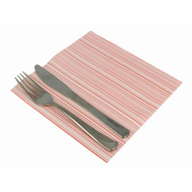 Airlaid Servetten "Basic" rood 40x40cm (600 stuks)