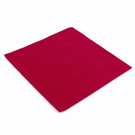 Papieren servet dubbel punt bordeauxrood 2C 33x33cm (1350 stuks)