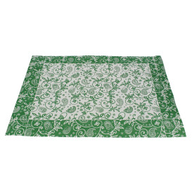 Papieren Placemats 30x40cm "Cachemir" groen 50g (500 stuks) 