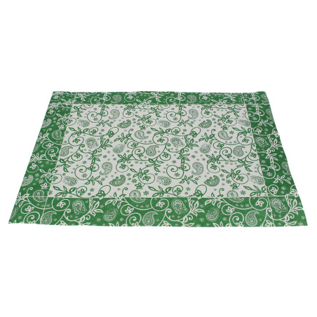 Papieren Placemats 30x40cm "Cachemir" groen 50g (2500 stuks)