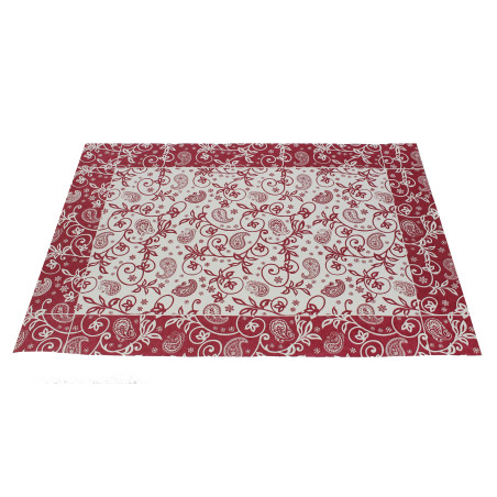 Papieren Placemats 30x40cm "Cachemir" bordeauxrood 50g (2500 stuks)