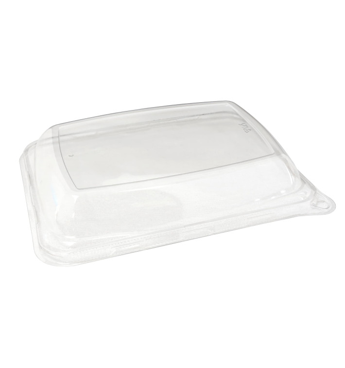 Plastic PET koepel Deksel voor Suikerriet brood Container 20x14x3cm (300 stuks)