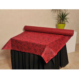 Novotex Tafelkleed rol bordeauxrood "Cachemir" P40cm 1,2x48m (1 stuk)