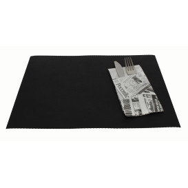 Novotex placemat Herbruikbaar zwart 250g 30x40cm (150 stuks) 