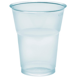 Plastic PS beker Kristal "Diamant" 300ml Ø8cm (900 stuks)