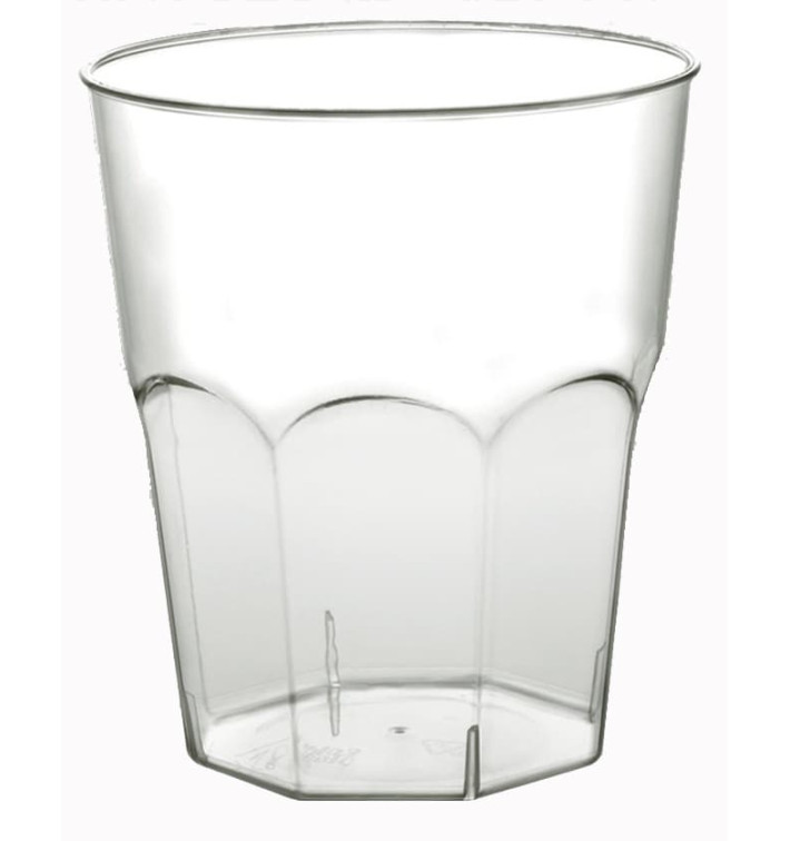 Plastic beker Cocktail PS transparant Ø7,3cm 200ml (1000 stuks)