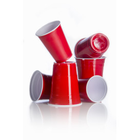 Plastic PS beker Amerikaanse Red Party Bekers 360ml (1000 stuks)