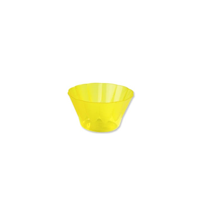 Plastic beker "Roenal" voor Cocktail geel 500ml (25 stuks)