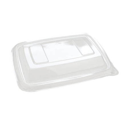 Plastic PET Deksel voor "Vision" Container 16,5x23cm (75 stuks) 