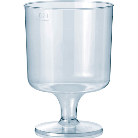 Plastic stamglas 200ml 1P (10 stuks)