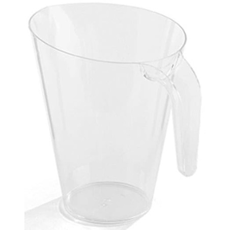 Plastic pot PS Herbruikbaar transparant 1.500 ml (20 stuks)