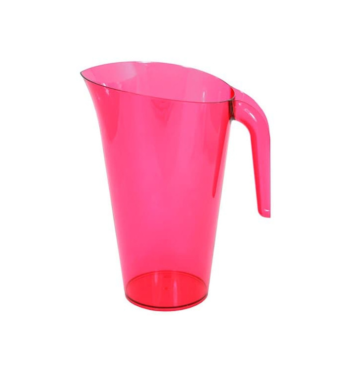 Plastic pot PS Herbruikbaar framboos 1.500 ml (20 stuks)