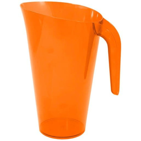 Plastic pot PS Herbruikbaar oranje 1.500 ml (20 stuks)